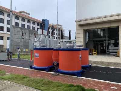 外羅海上風電場220kV海纜交流耐壓試驗